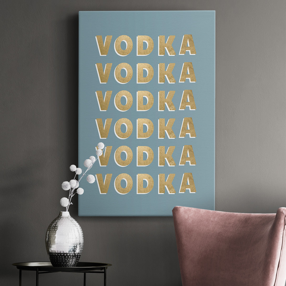 Vodka Premium Gallery Wrapped Canvas - Ready to Hang