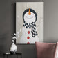 Festive Snowman II Premium Gallery Wrapped Canvas - Ready to Hang