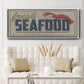 Shoreline Signs I - Floater Framed Canvas Print