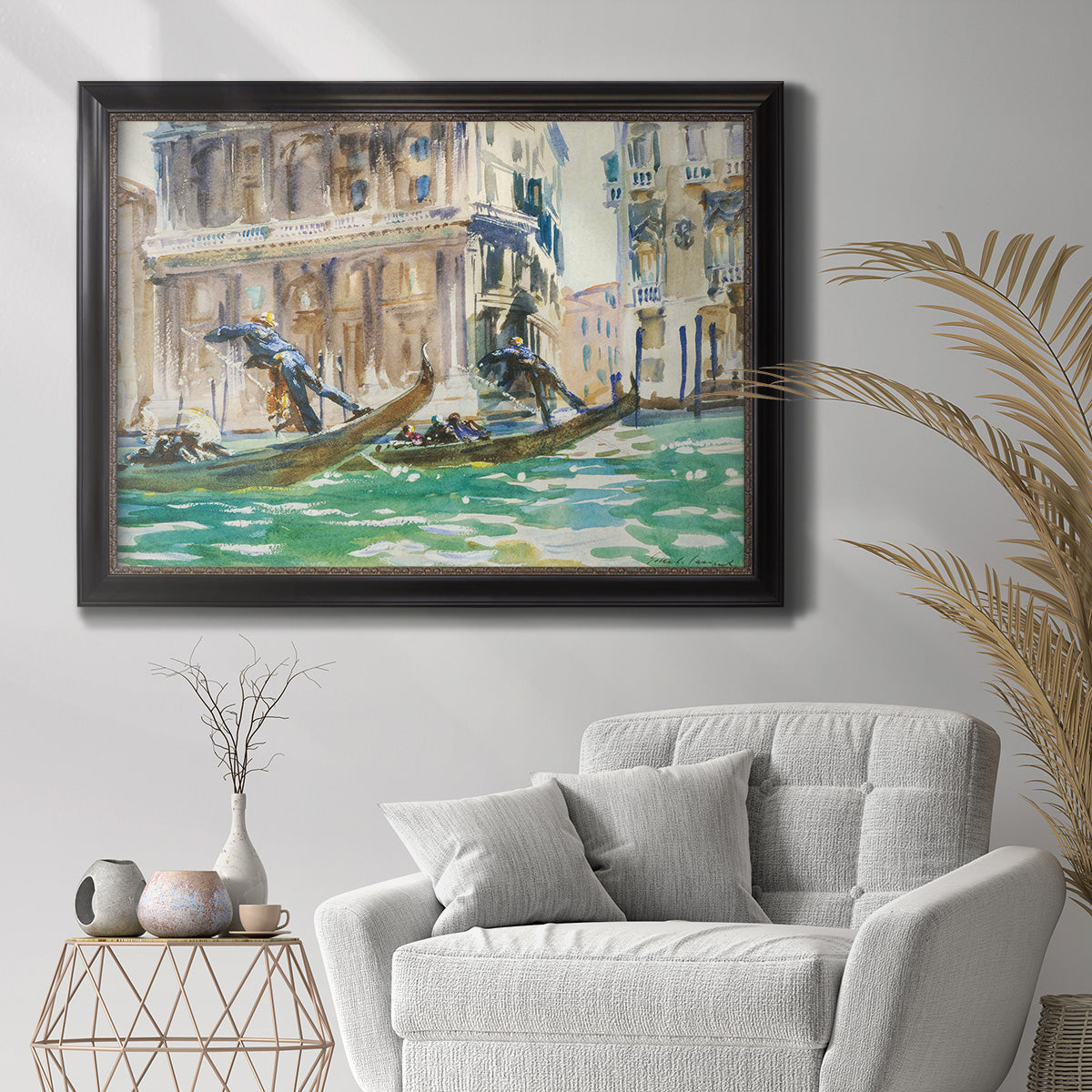 View of Venice, 1906 - Ornate Framed Canvas Print