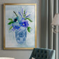 Blue Bouquet I - Modern Framed Canvas Print