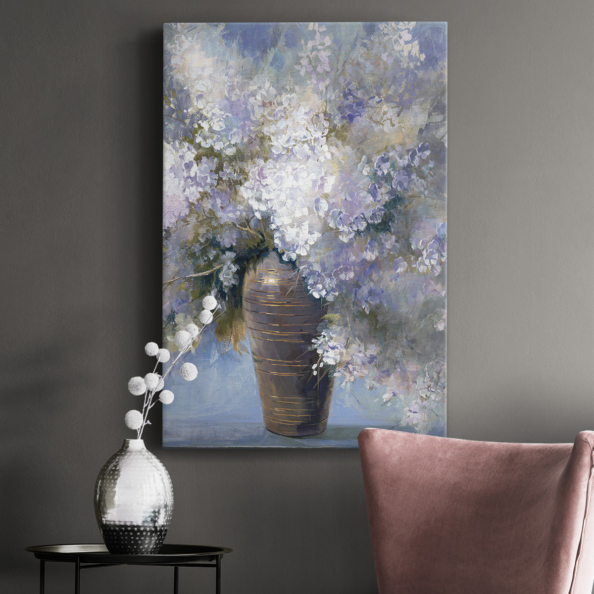 Lavender Explosion Revisited - Canvas Art Print