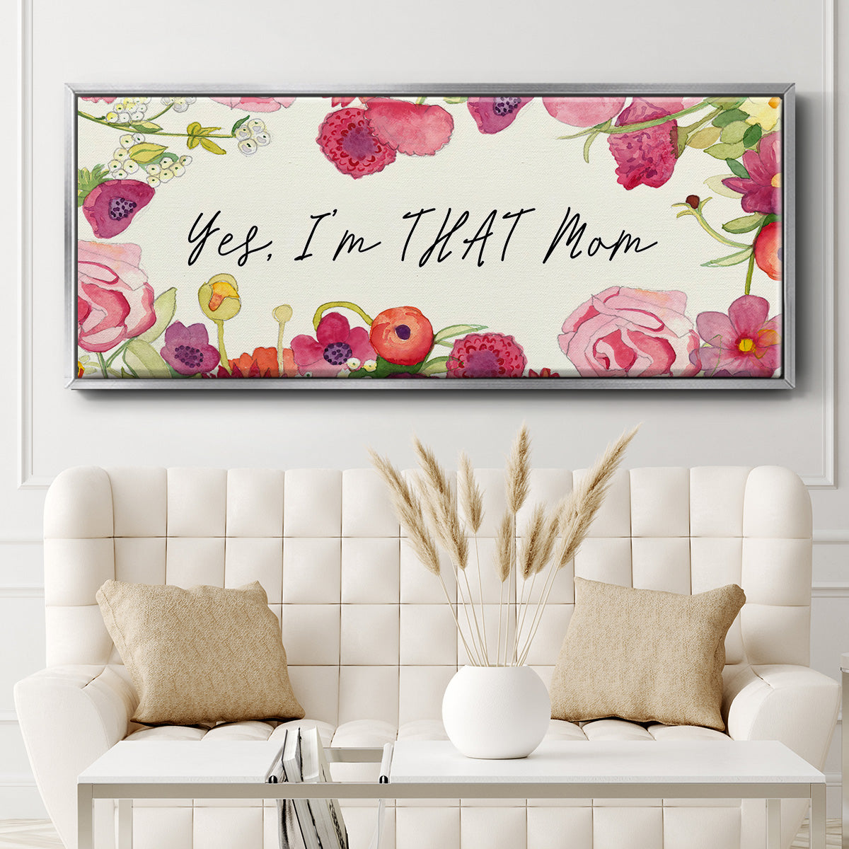 You Da Mom Collection D - Floater Framed Canvas Print