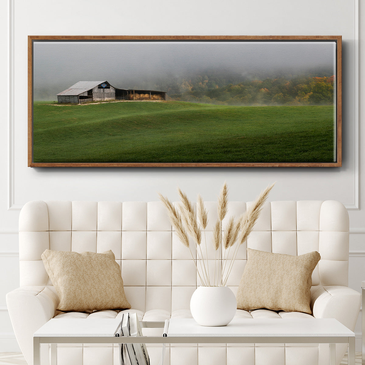 Mountain Air - Floater Framed Canvas Print