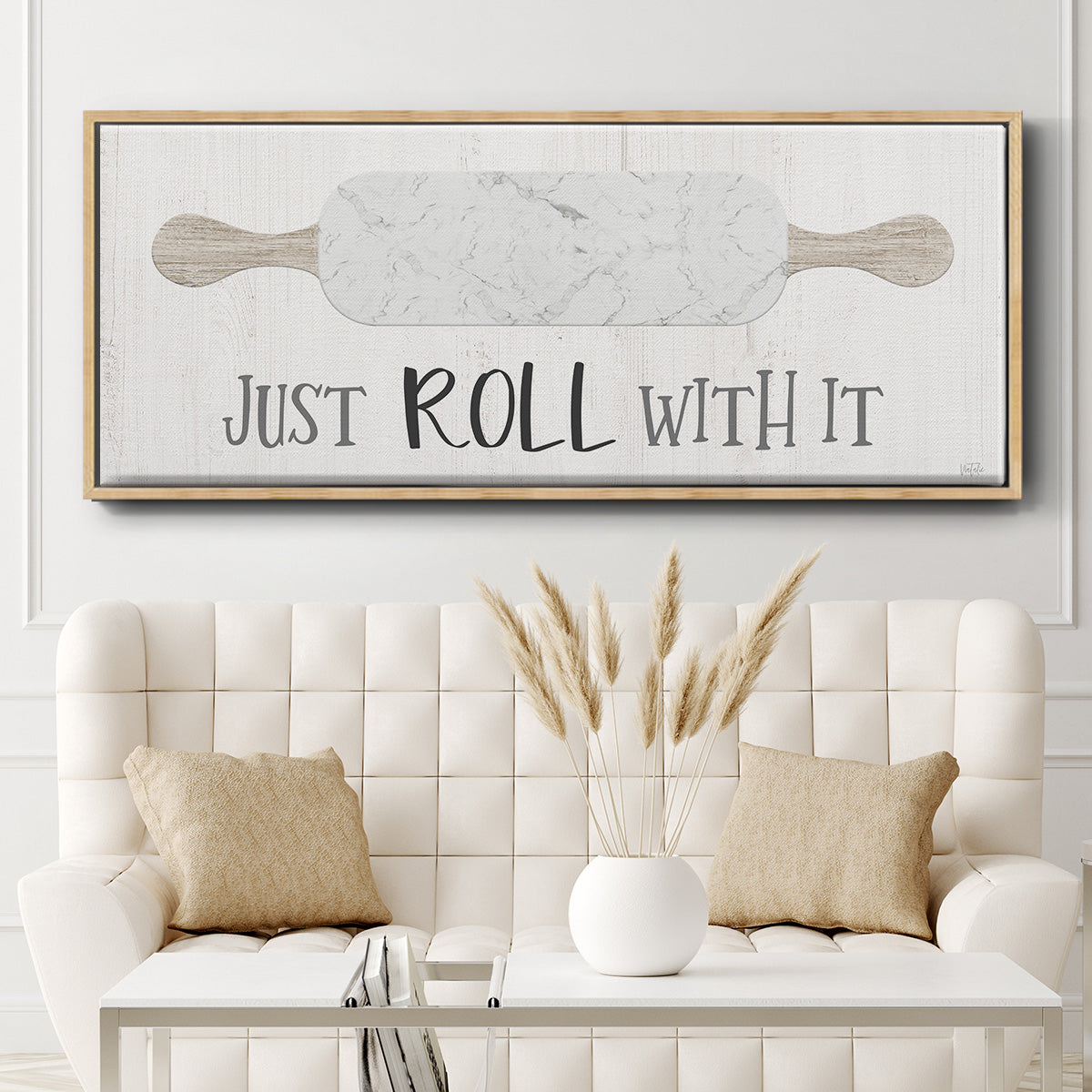 Roll With It - Floater Framed Canvas Print