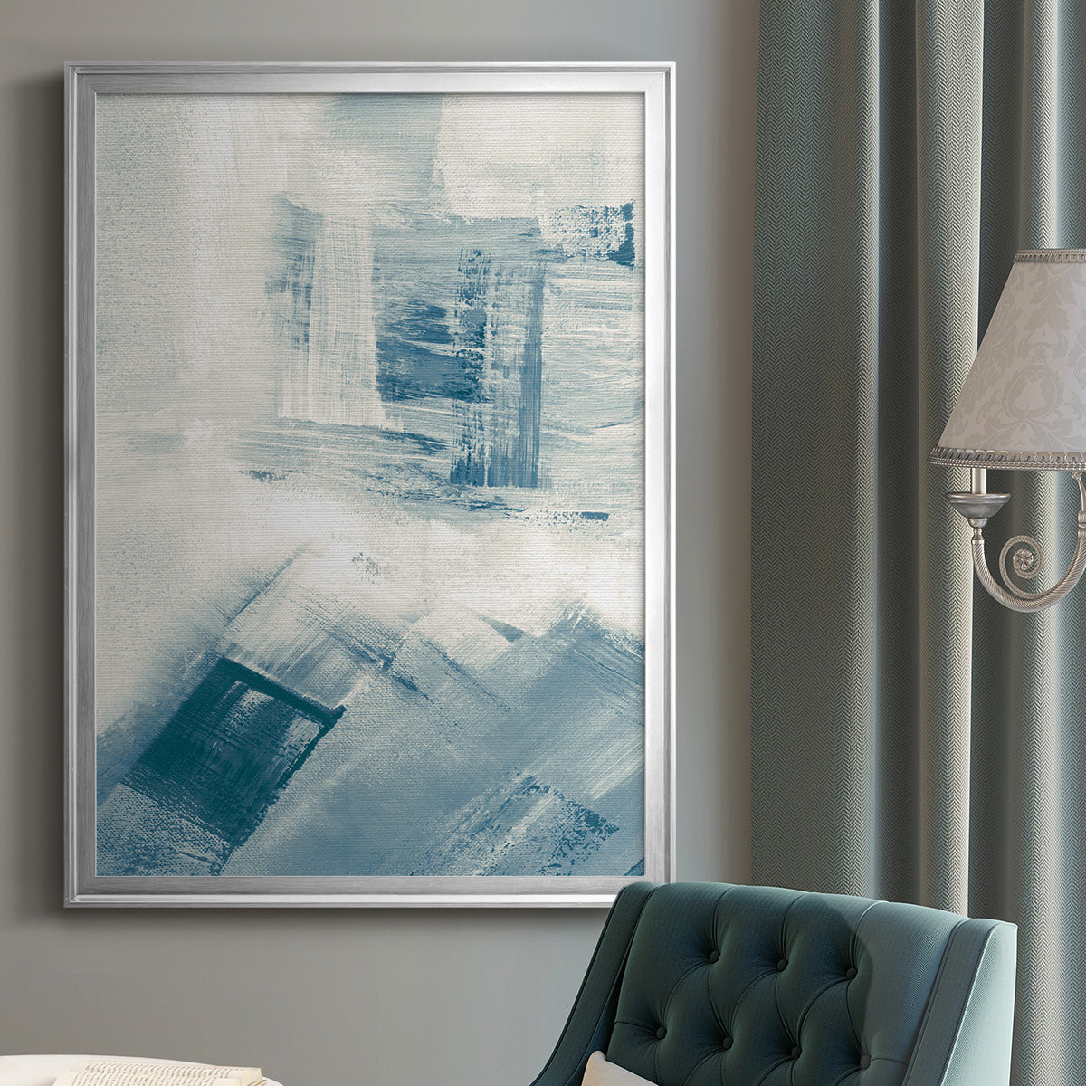 Wind Blown II - Modern Framed Canvas Print