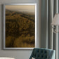 Golden Fog II - Modern Framed Canvas Print