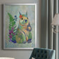 Fantastic Florals Squirrel - Modern Framed Canvas Print