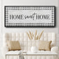 Home Sweet Home - Floater Framed Canvas Print