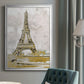 Eiffel Tower Glitz - Modern Framed Canvas Print