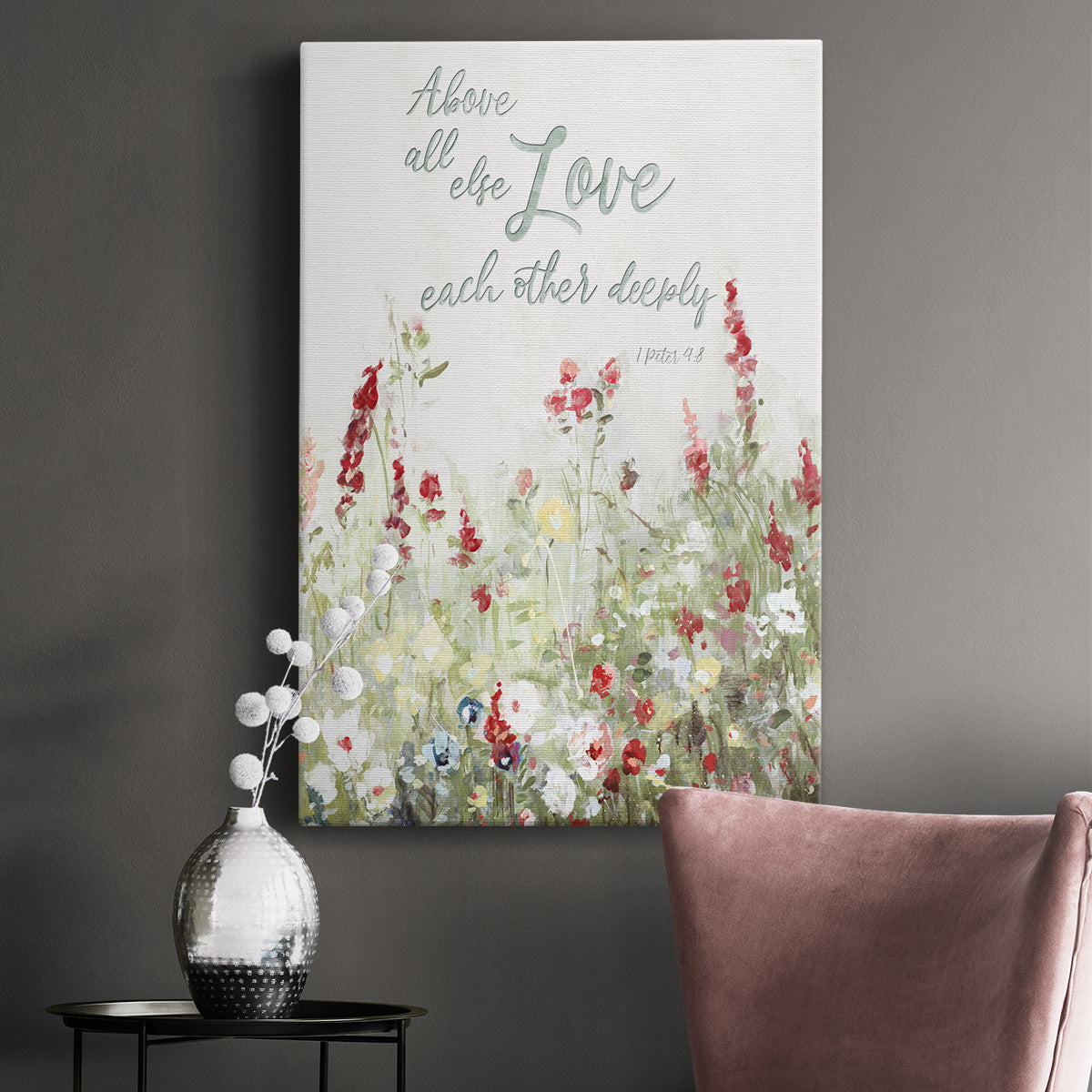 Love Meadow Premium Gallery Wrapped Canvas - Ready to Hang