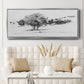Treeline Sketch I - Floater Framed Canvas Print