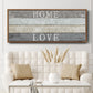 Home Love - Floater Framed Canvas Print