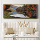 Rowboat on the Seine at Jeufosse, 1884 - Floater Framed Canvas Print