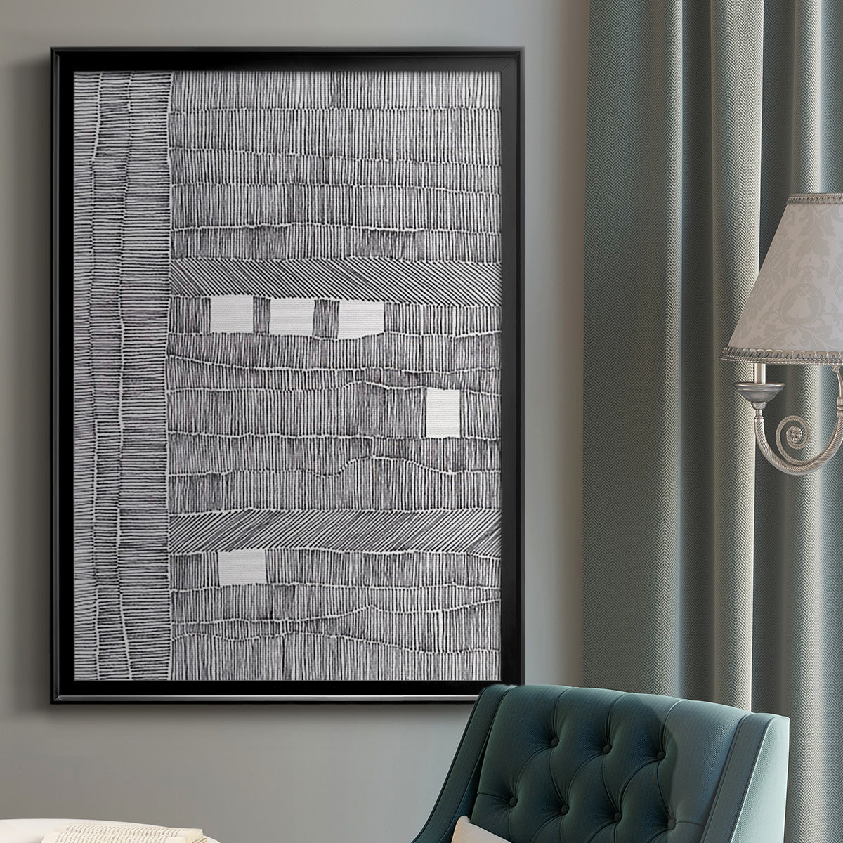 Tedious I - Modern Framed Canvas Print