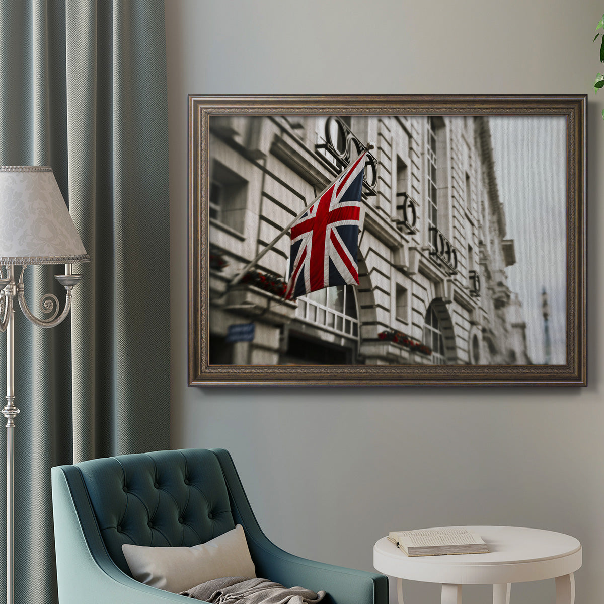 London Scene II Premium Framed Canvas- Ready to Hang