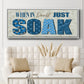 When in Doubt - Floater Framed Canvas Print
