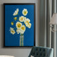 Ice Poppies - Modern Framed Canvas Print