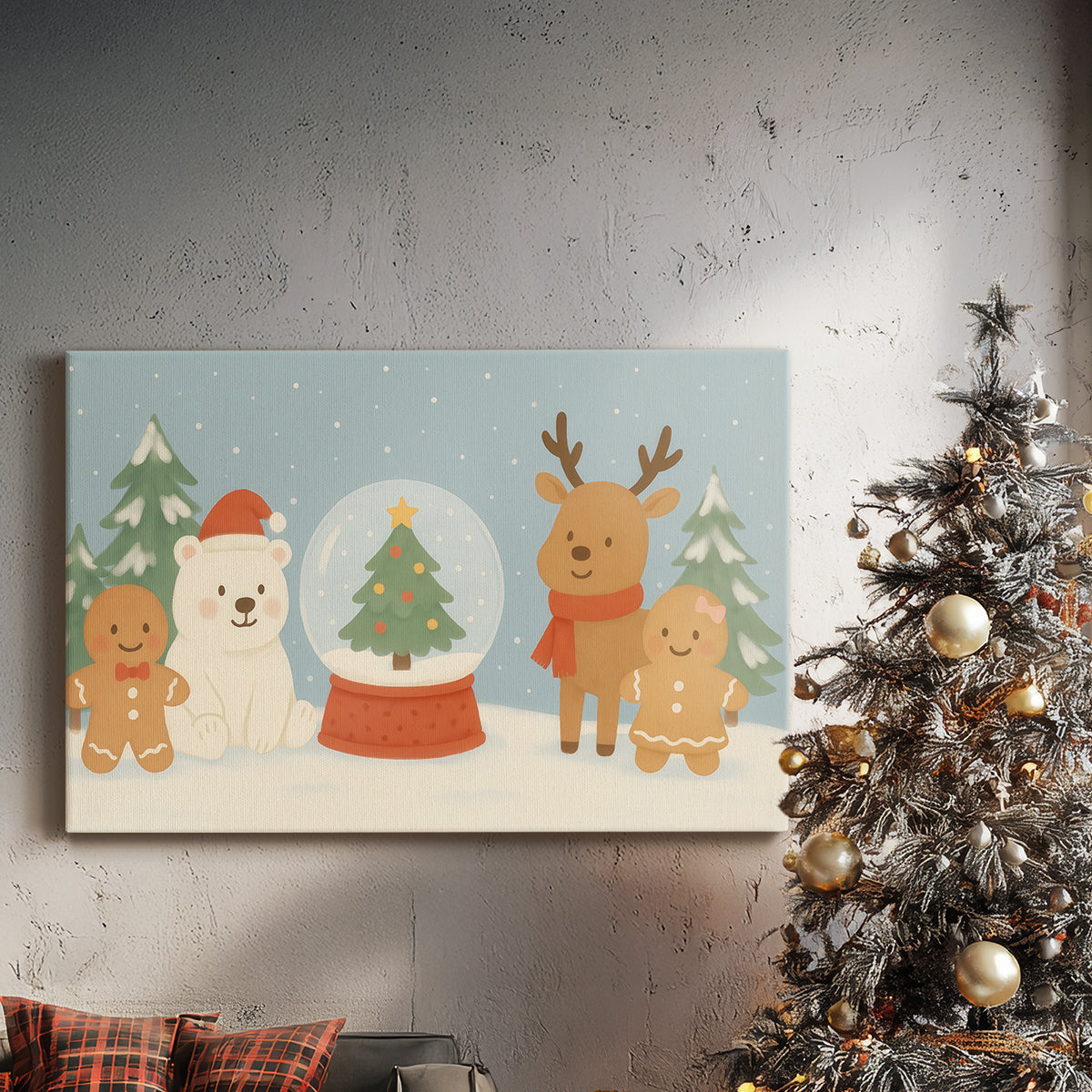 Pearled Night Promise - Canvas Art Print