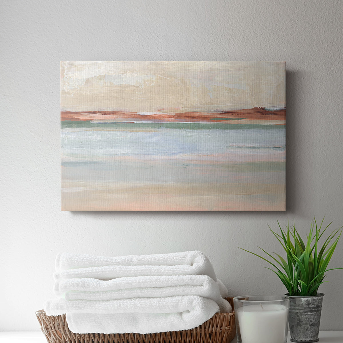 Sienna Horizon II - Canvas Art Print