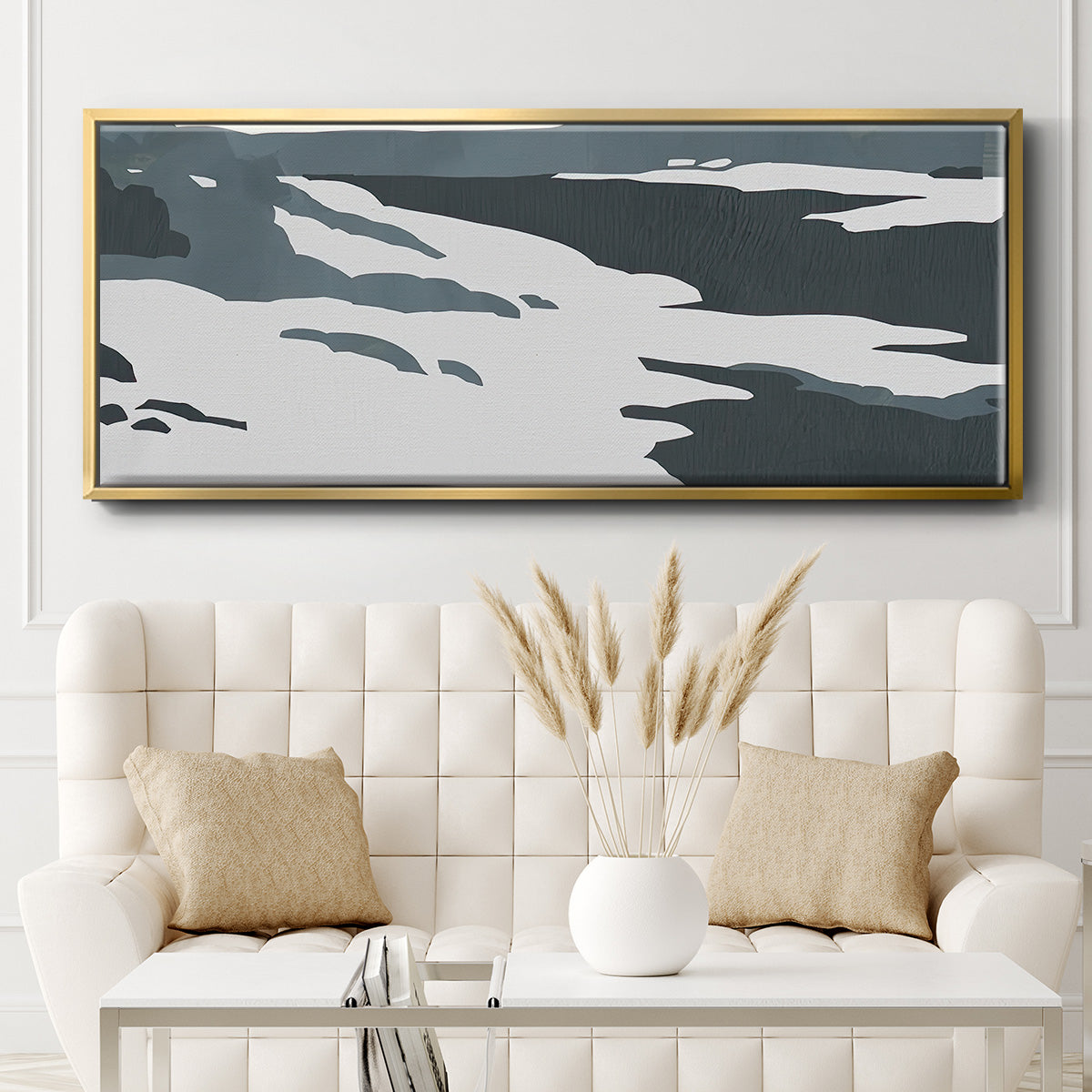 Cutter Island III - Floater Framed Canvas Print