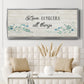 Floral Love - Floater Framed Canvas Print