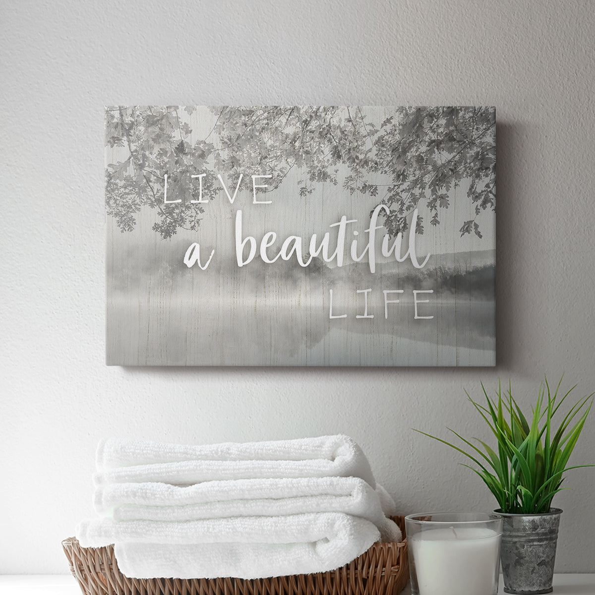 Live a Beautiful Life - Canvas Art Print