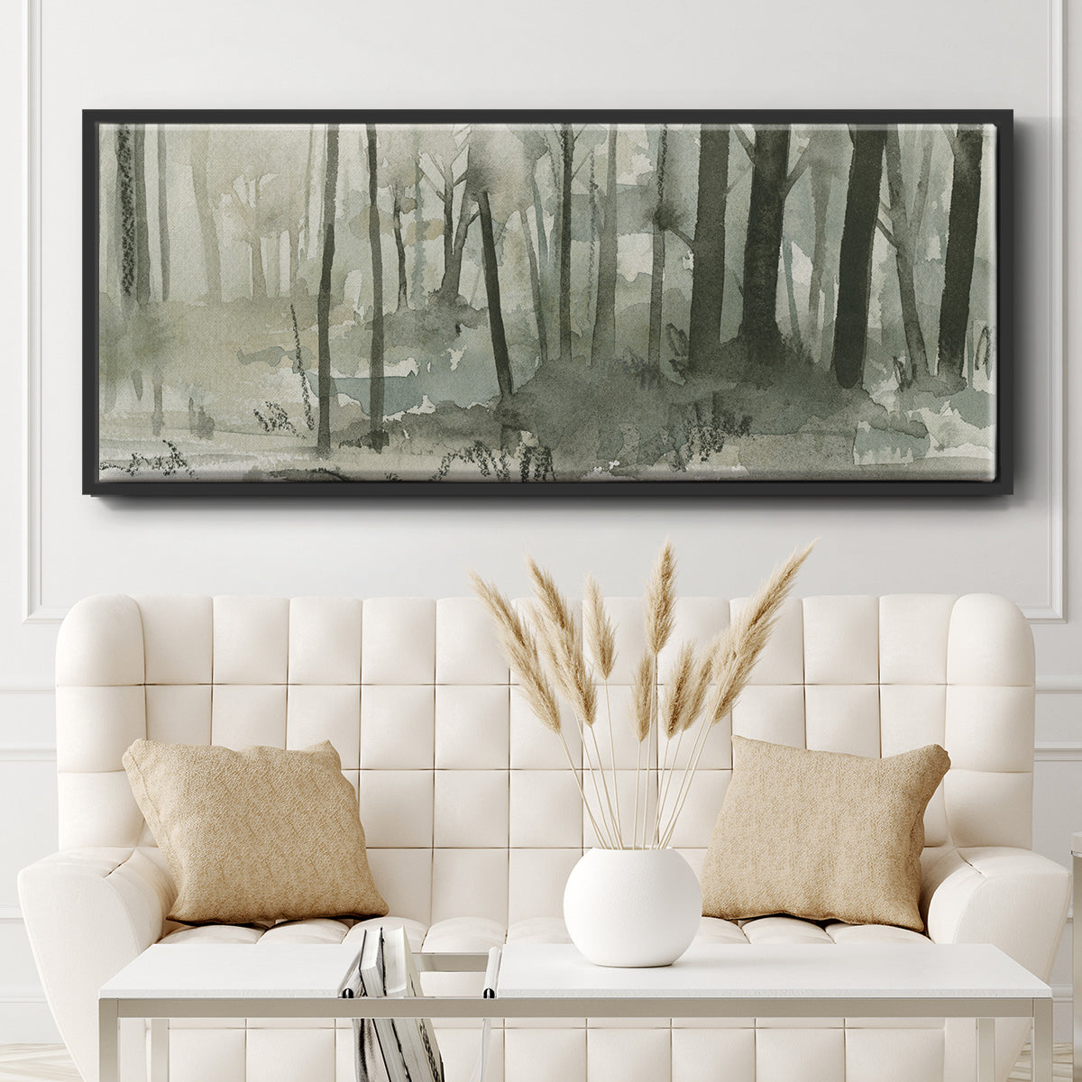 Into the Woods II - Floater Framed Canvas Print