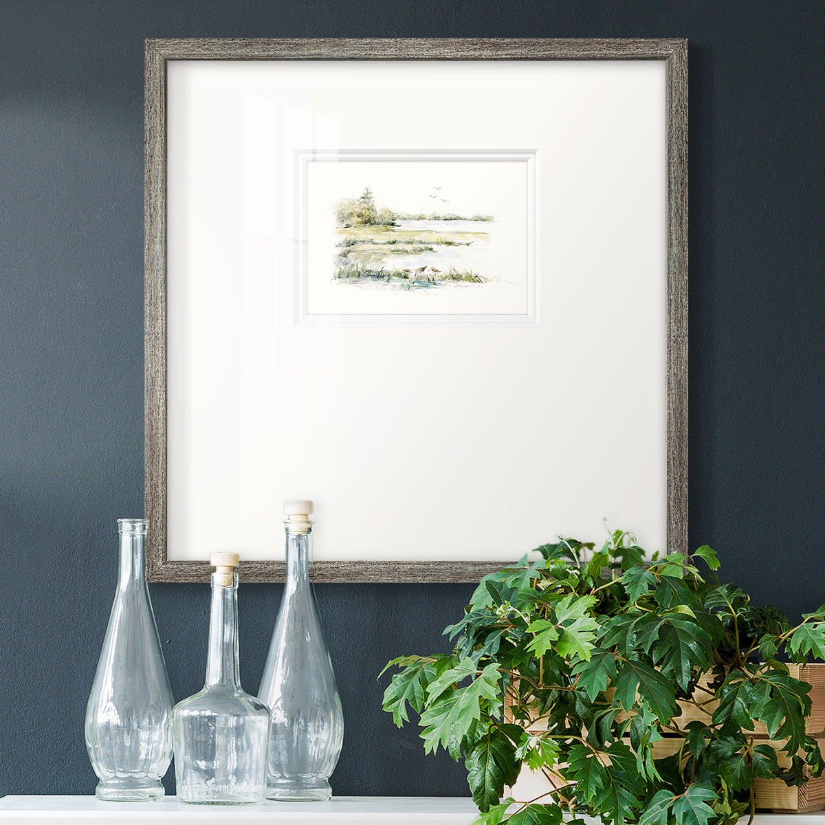 Cloisonne Dragonfly - Double Matboard Framed Print