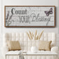 Count Your Blessings - Floater Framed Canvas Print
