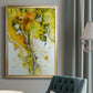 Golden Foliage II - Modern Framed Canvas Print