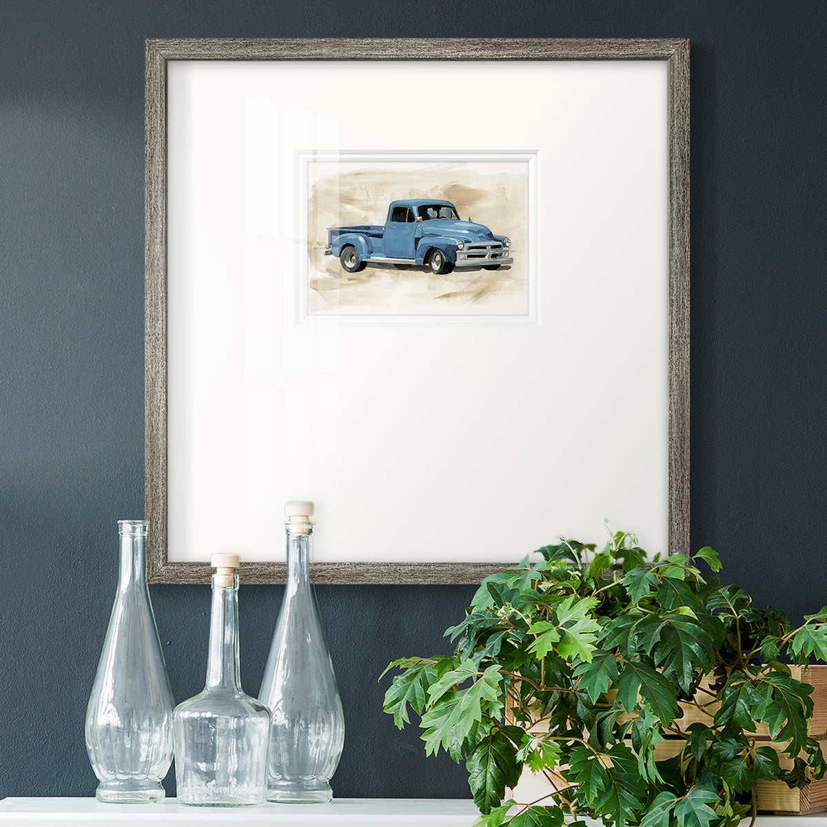 Pickup I Premium Framed Print Double Matboard