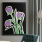 Pop Flowers II - Modern Framed Canvas Print