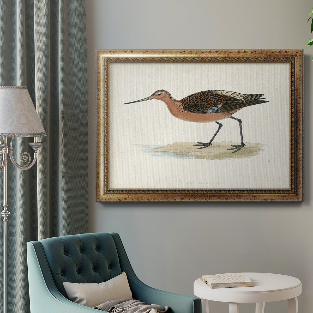 Morris Sandpipers II Premium Framed Canvas- Ready to Hang