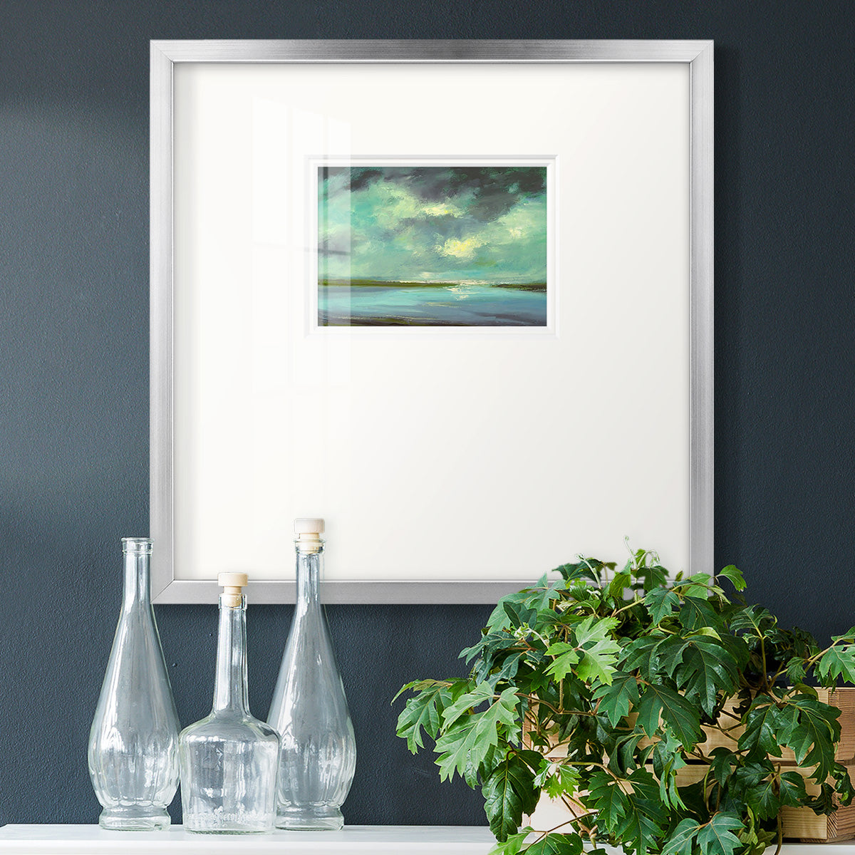 Lagoon Premium Framed Print Double Matboard