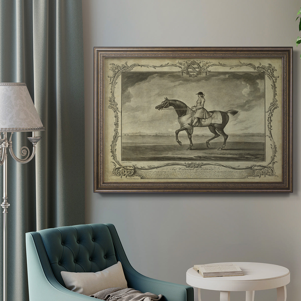 Distinguished Horses II Premium Framed Canvas- Ready to Hang