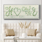 Shiplap Vines Home - Floater Framed Canvas Print