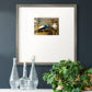 Golden Peacock v Premium Framed Print Double Matboard