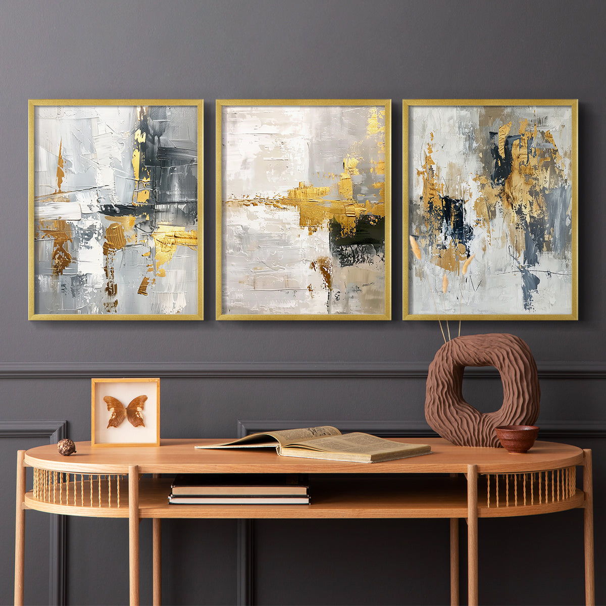 Abstract Series CLXIII - Restickable Framed Art Set