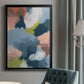 Soft Indigo Atmosphere I - Modern Framed Canvas Print