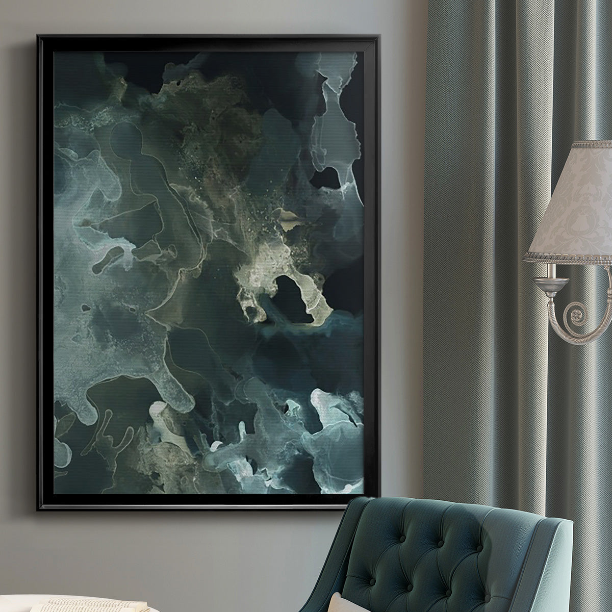 Gilded Spector I - Modern Framed Canvas Print