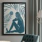 Moon Gazer II - Modern Framed Canvas Print