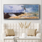 The Jetty at Le Havre, 1868 - Floater Framed Canvas Print