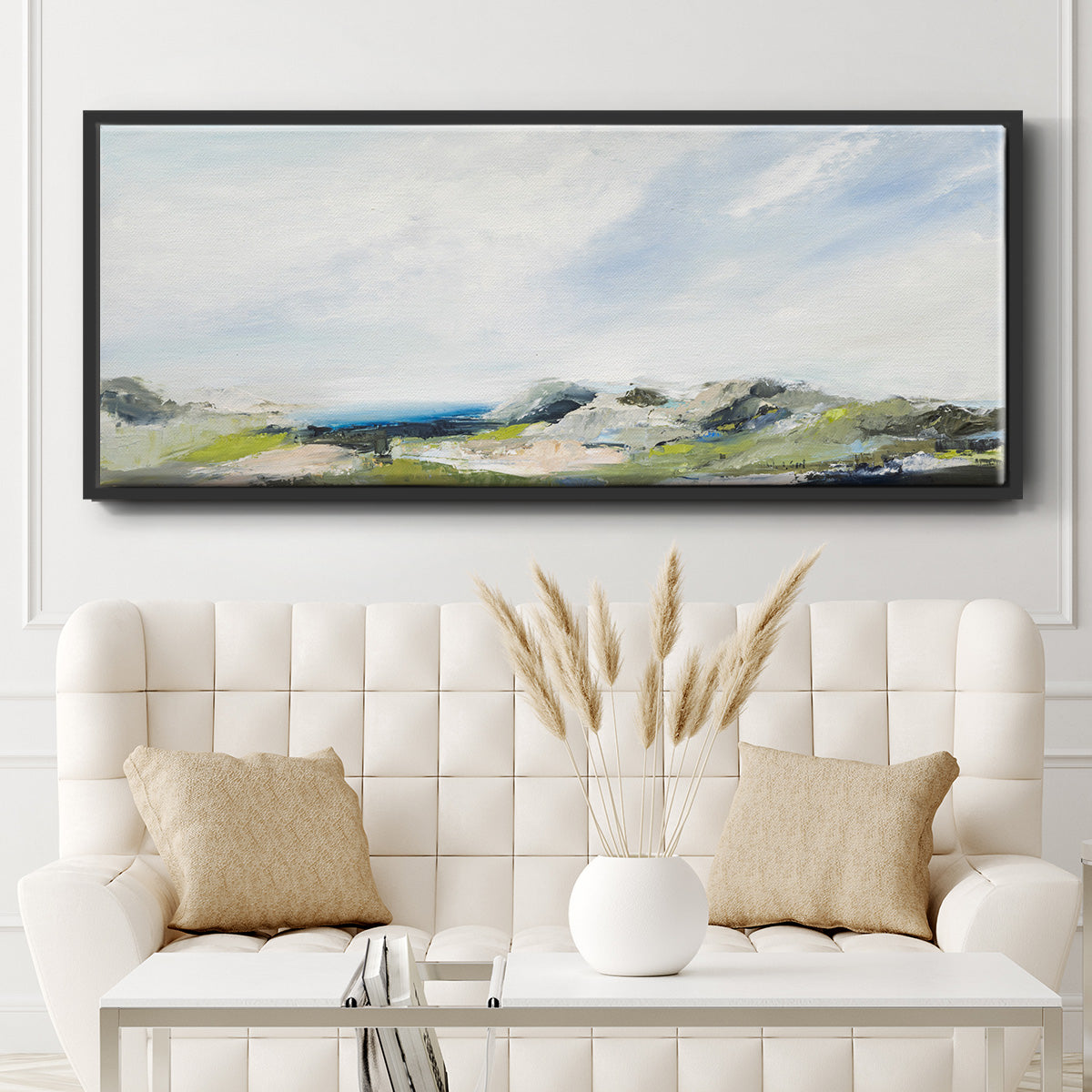 The Earth Sings - Floater Framed Canvas Print
