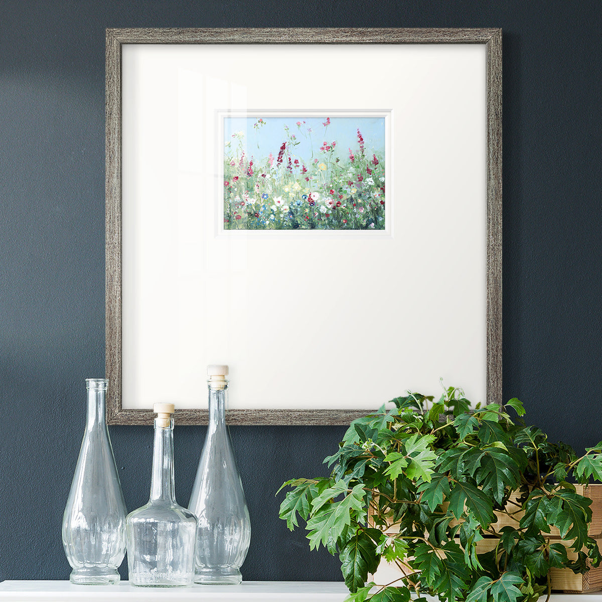 Sweet Summer Meadow Premium Framed Print Double Matboard