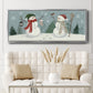 Snowmen VI - Floater Framed Canvas Print