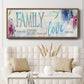 Family Love Story - Floater Framed Canvas Print