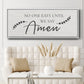 Say Amen - Floater Framed Canvas Print