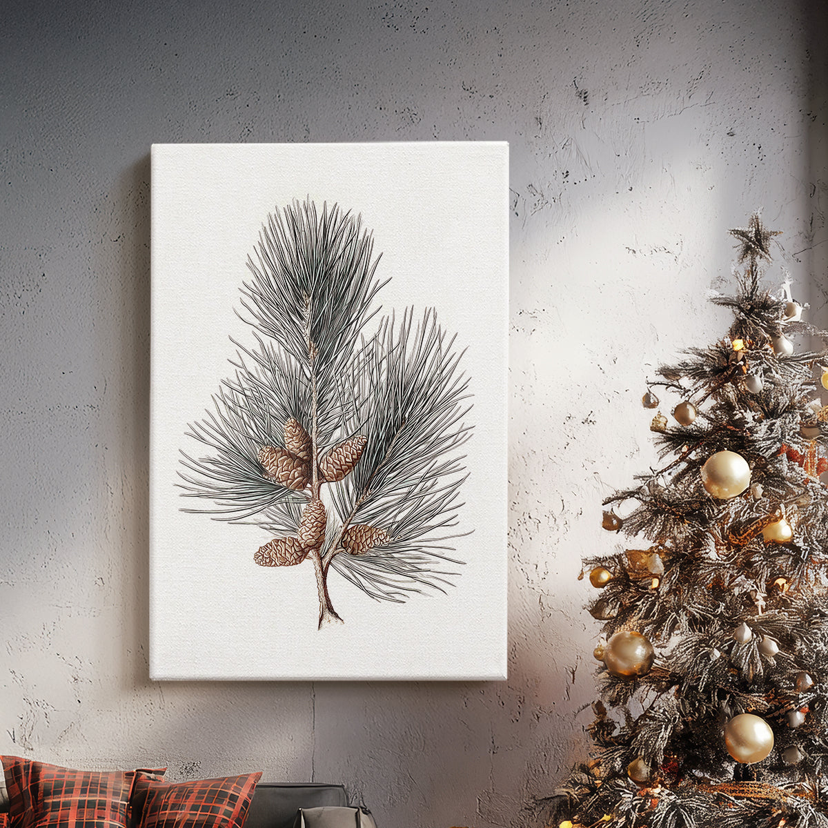 Frostlit Night Carol - Canvas Art Print