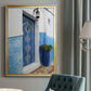 Morocco Door - Modern Framed Canvas Print